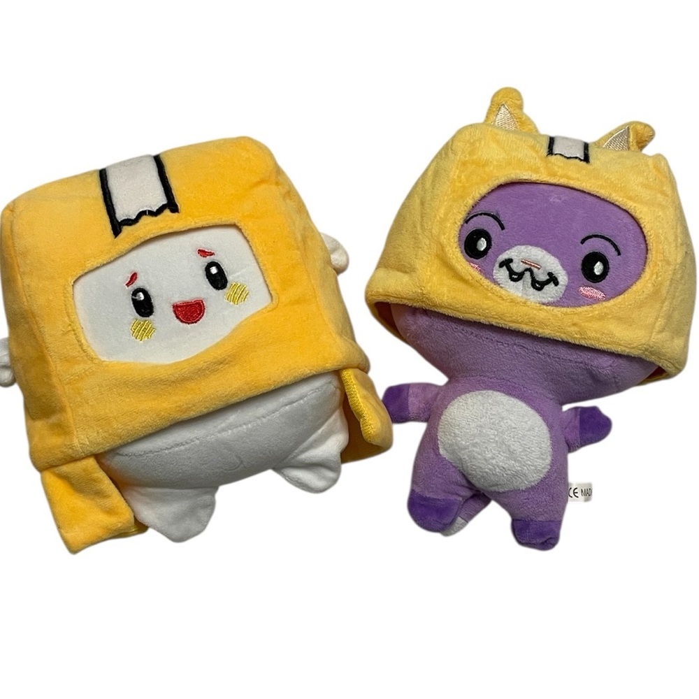 Lankybox Boxy & Foxy Plush